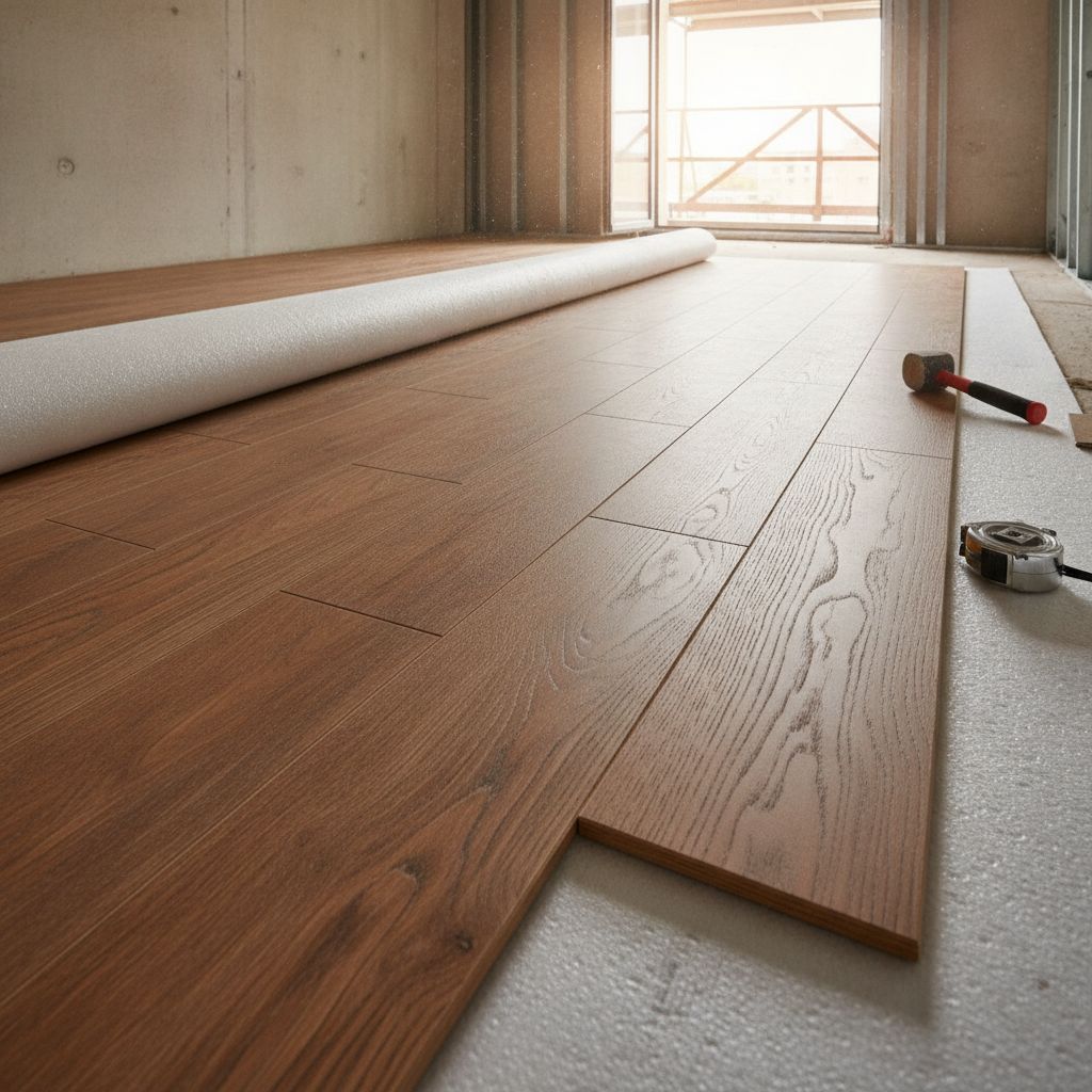 Bodenverlegung — Laminat, Vinyl, Klick-Parkett und Teppich